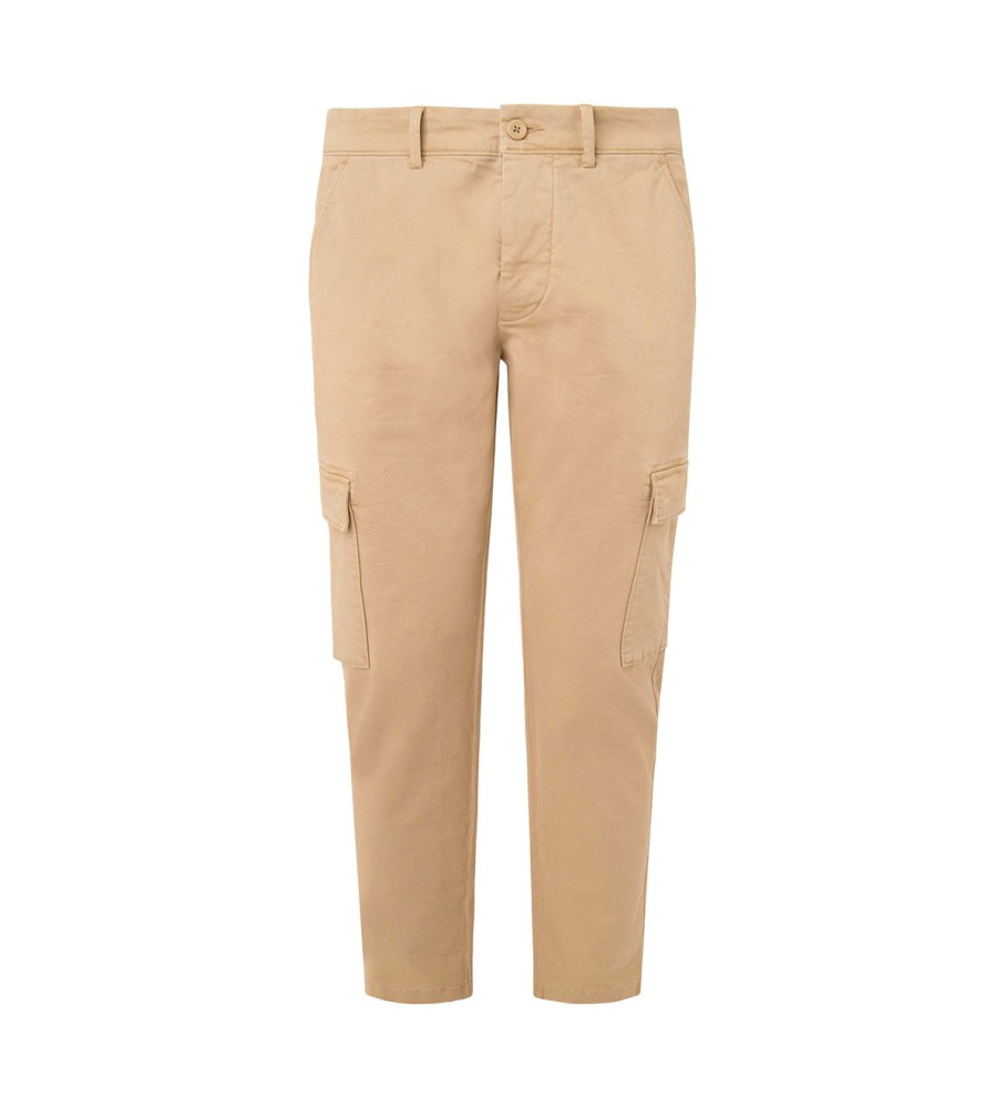 Pepe Jeans Pantal N Slim Cargo Beige Tienda Esdemarca Calzado Moda Y