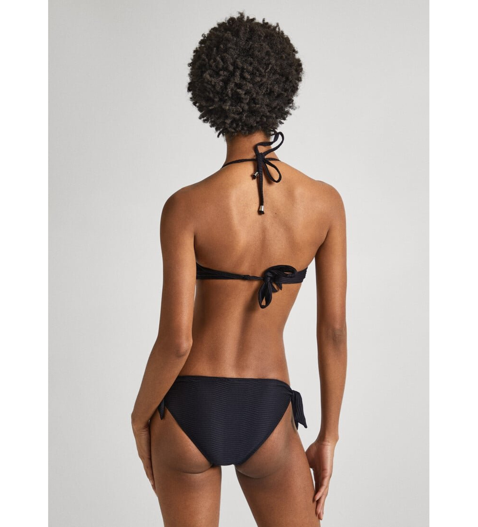 Pepe Jeans Top Bikini Wave Negro Tienda Esdemarca Calzado Moda Y