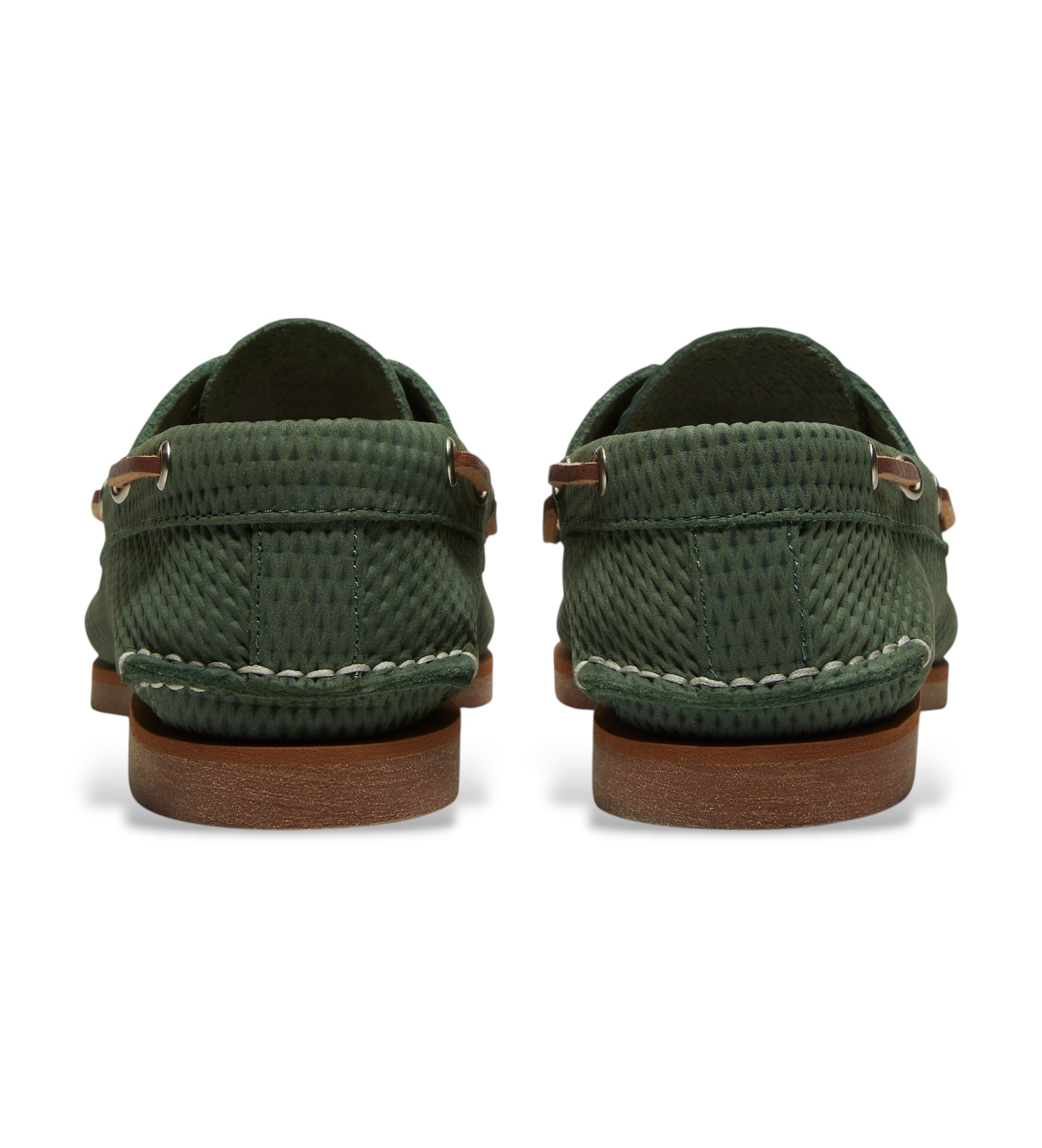 Timberland Klassische Bootsschuhe aus gr�nem Leder