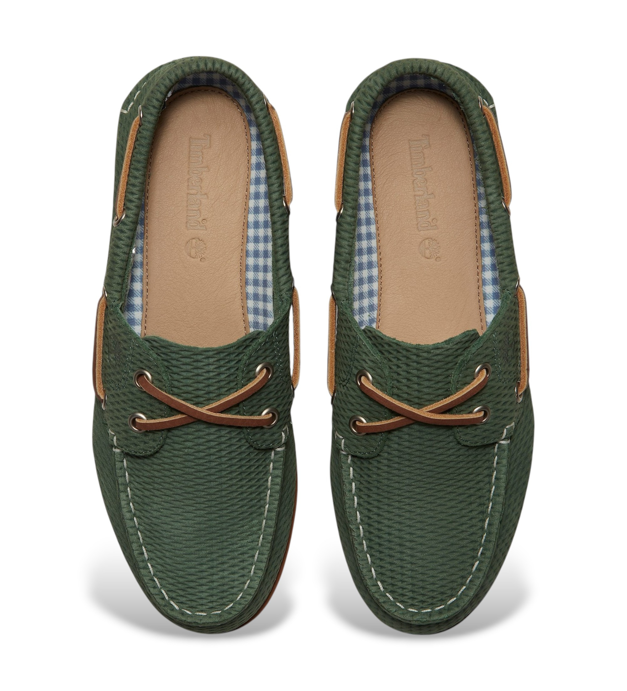 Timberland Klassische Bootsschuhe aus gr�nem Leder