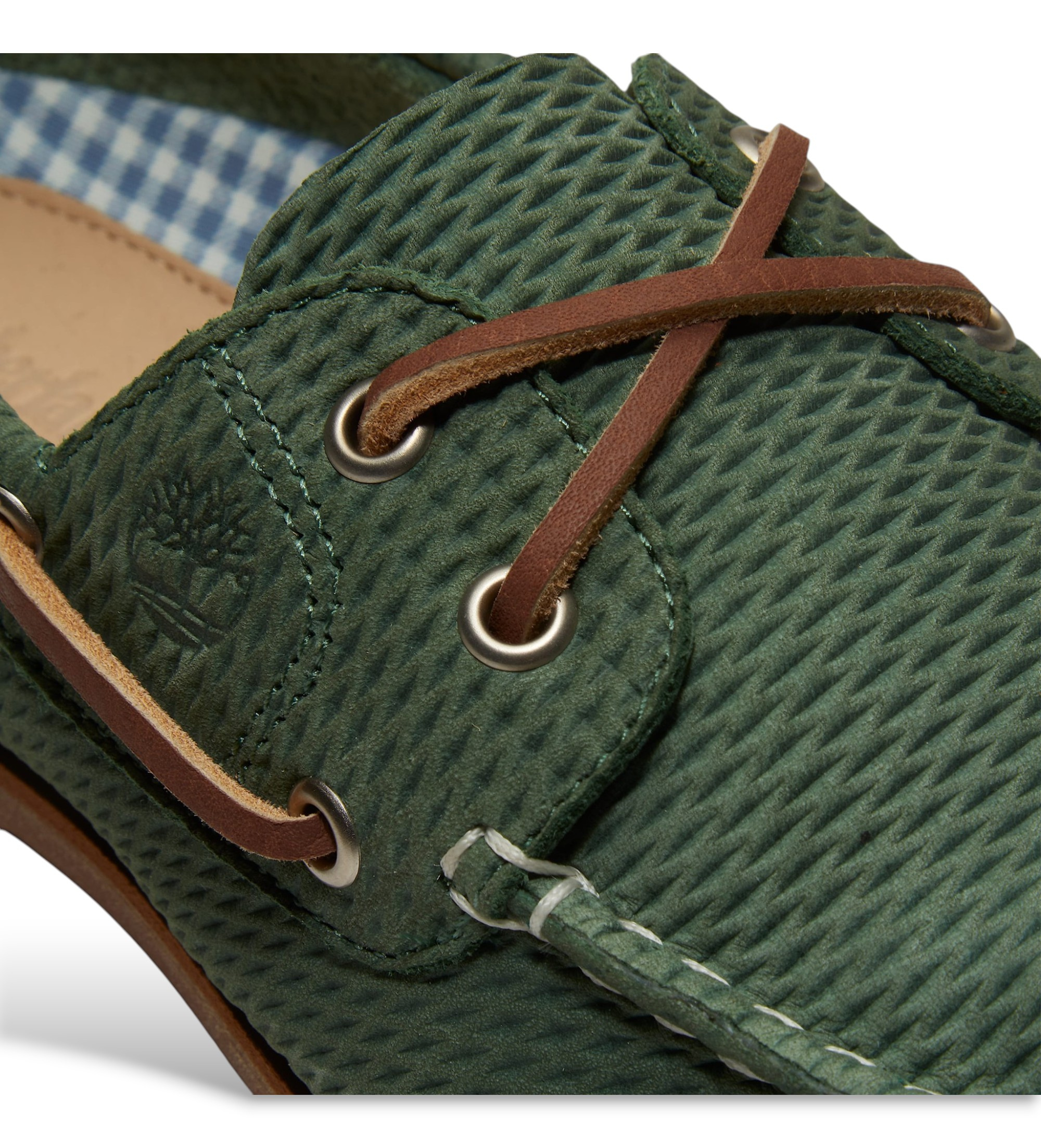 Timberland Klassische Bootsschuhe aus gr�nem Leder