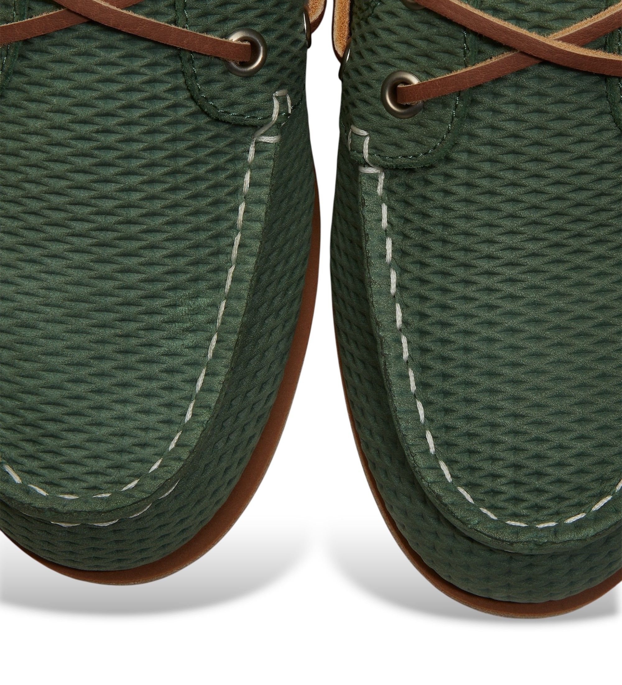 Timberland Klassische Bootsschuhe aus gr�nem Leder