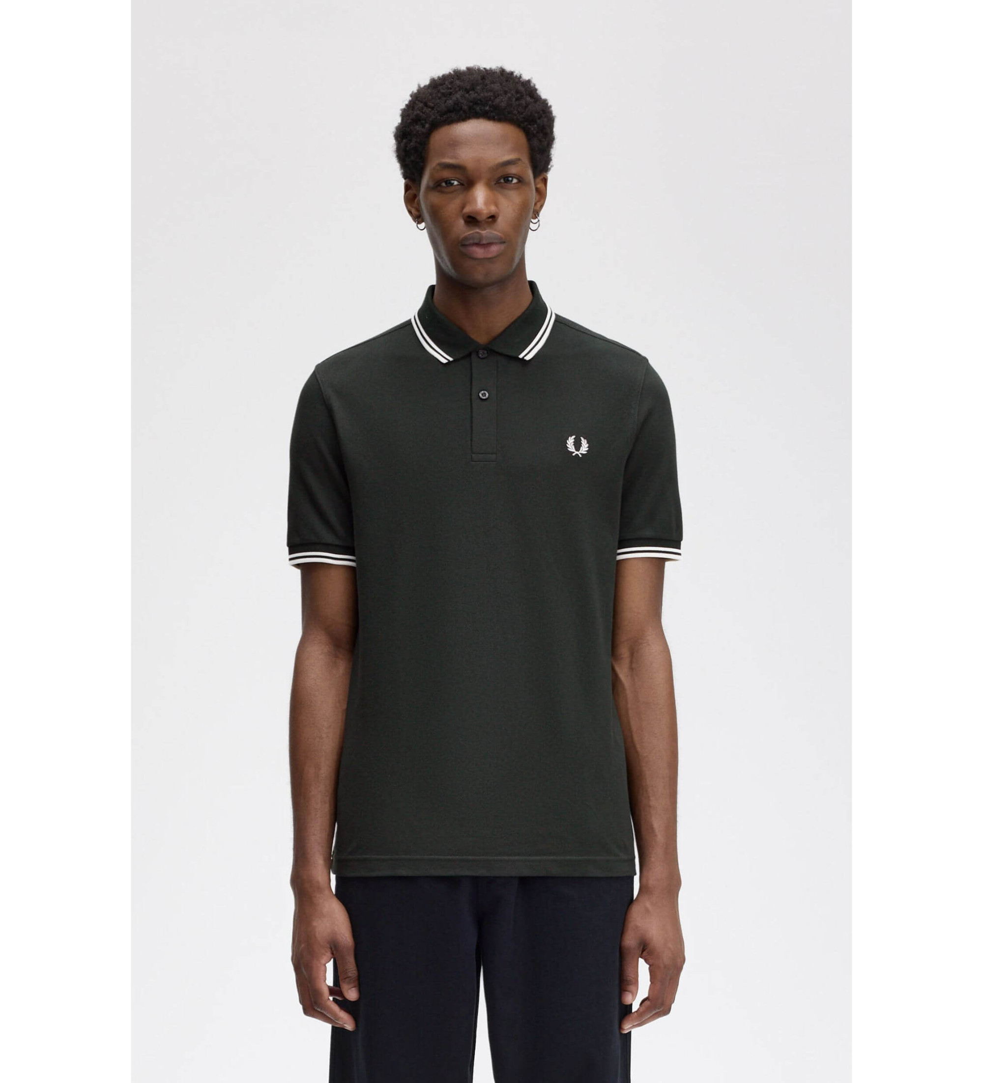 Fred Perry Polo Twin Tipped grå