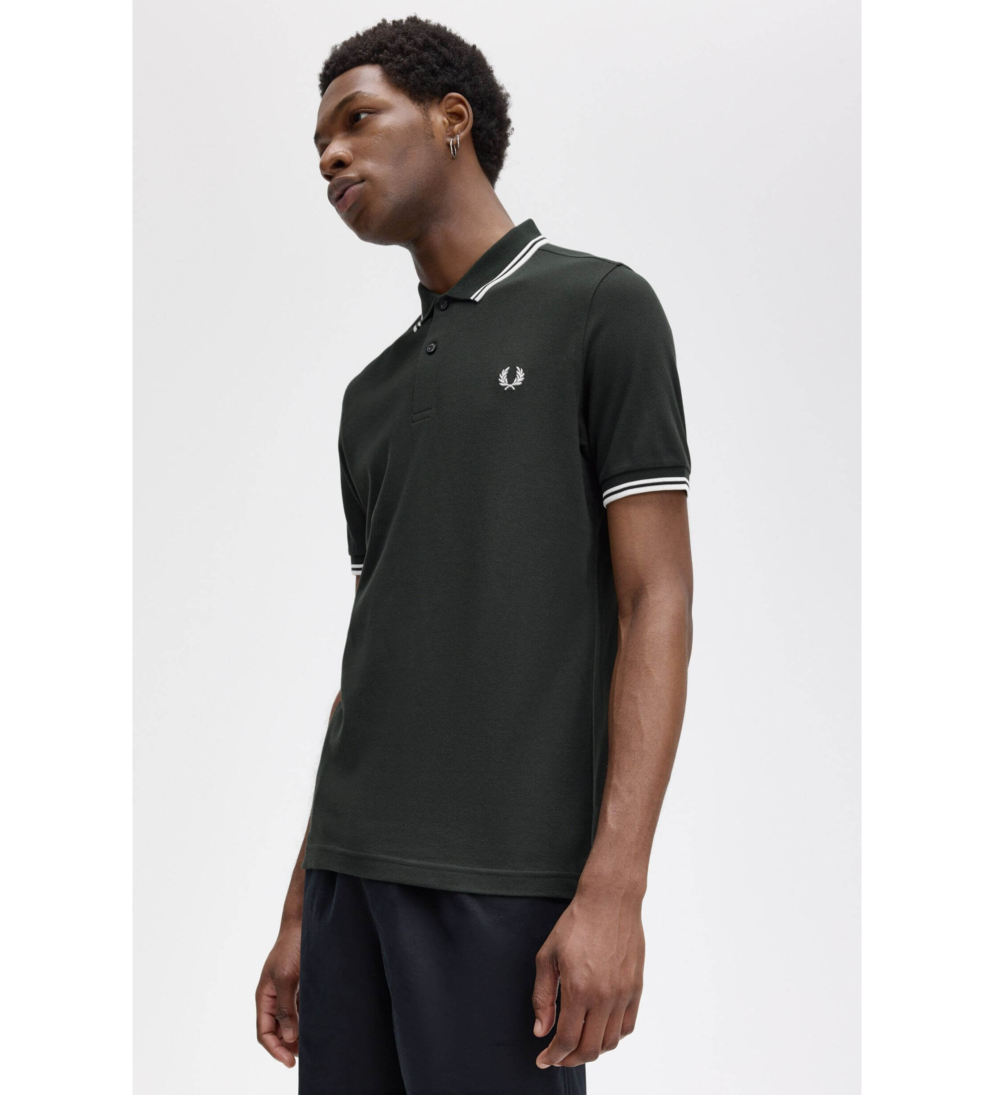 Fred Perry Polo Twin Tipped grå
