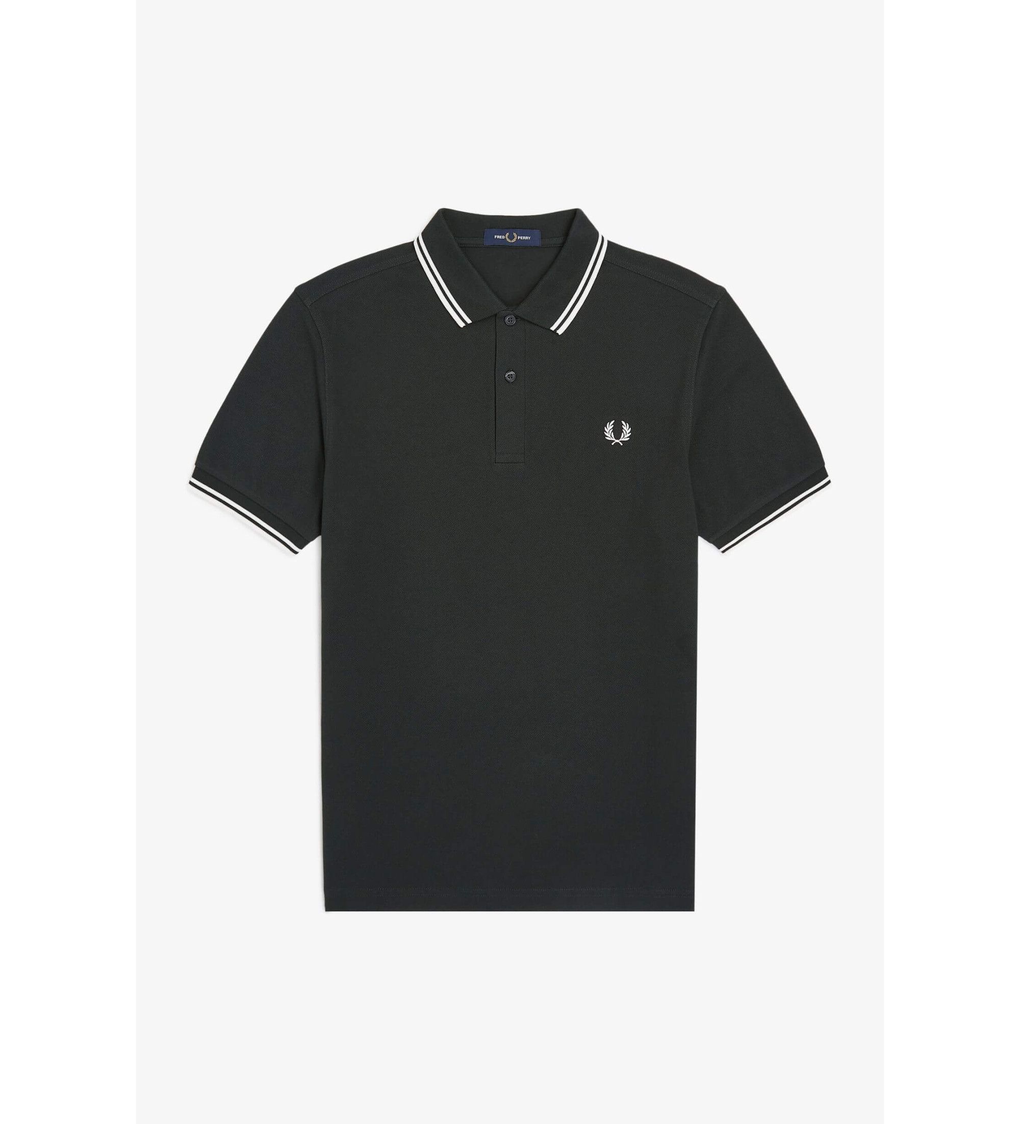 Fred Perry Polo Twin Tipped grå