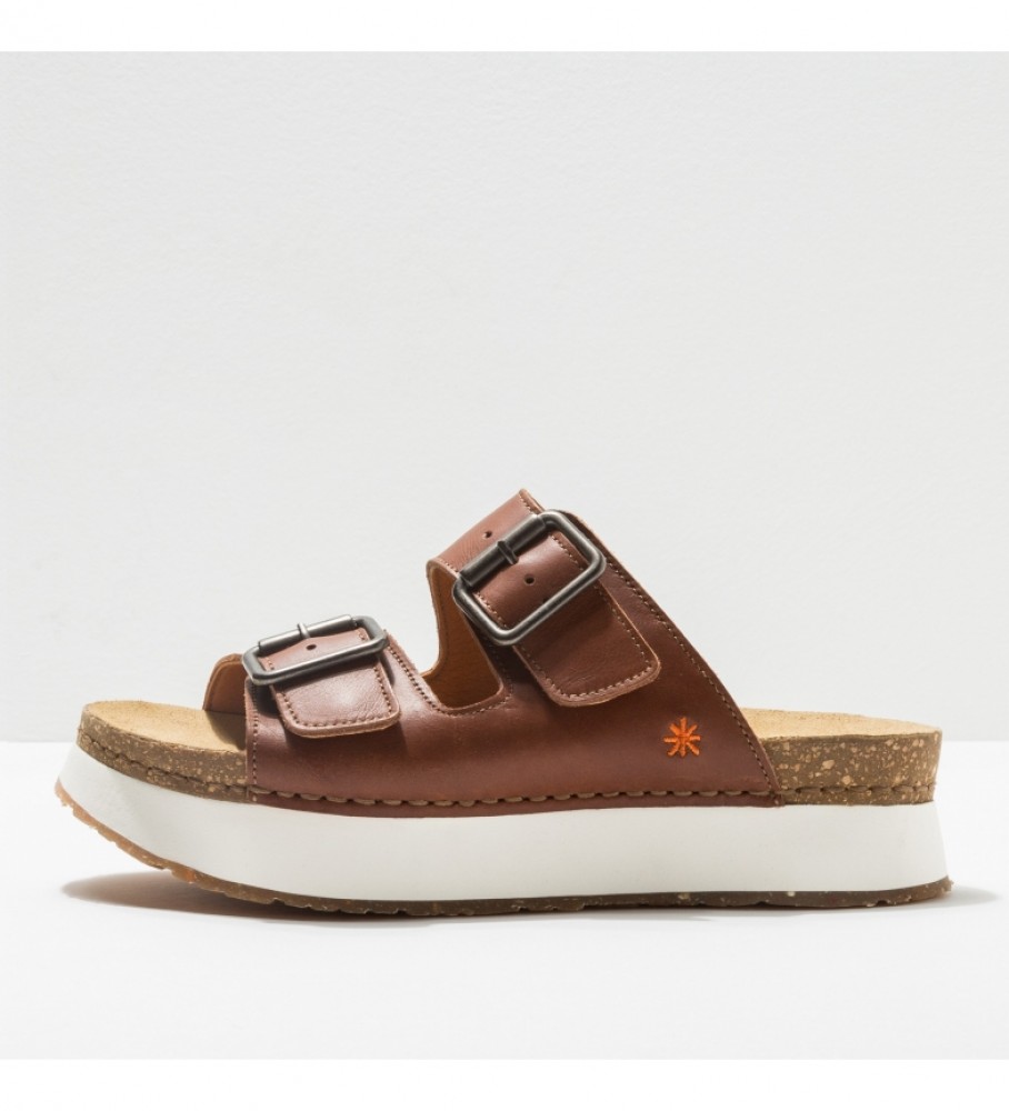 Art Brown leather sandals 1265 Mykonos 