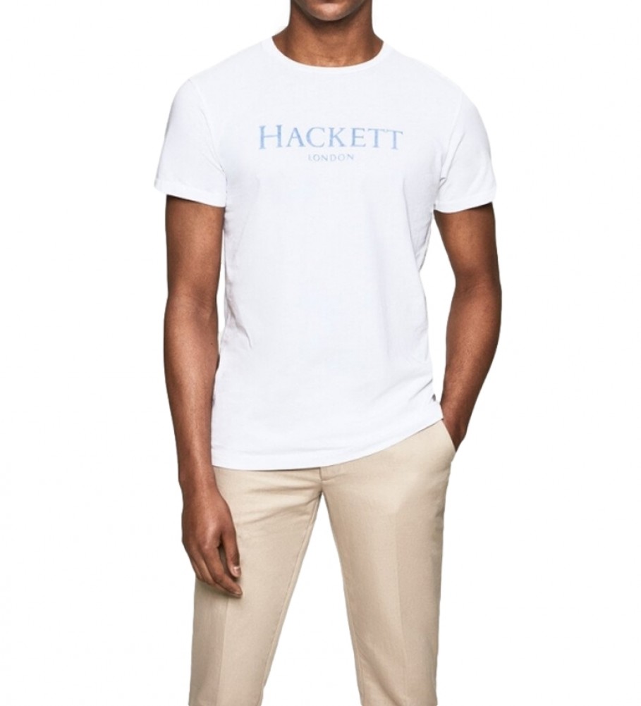 HACKETT Camiseta con logo London blanco