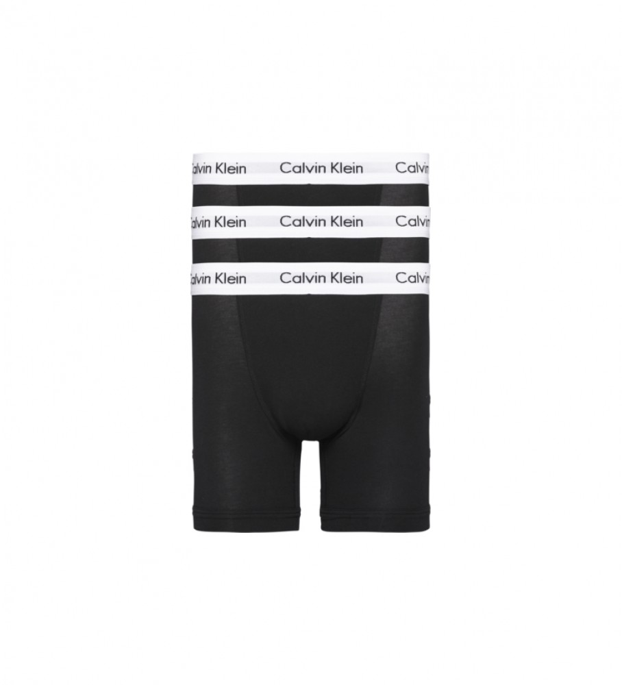 Calvin Klein Pacote de 3 cuecas pretas