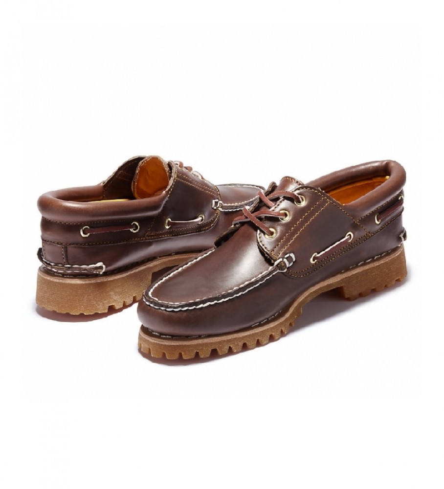 Timberland Nautica Authentics 3 Eye Classic Lug marrone