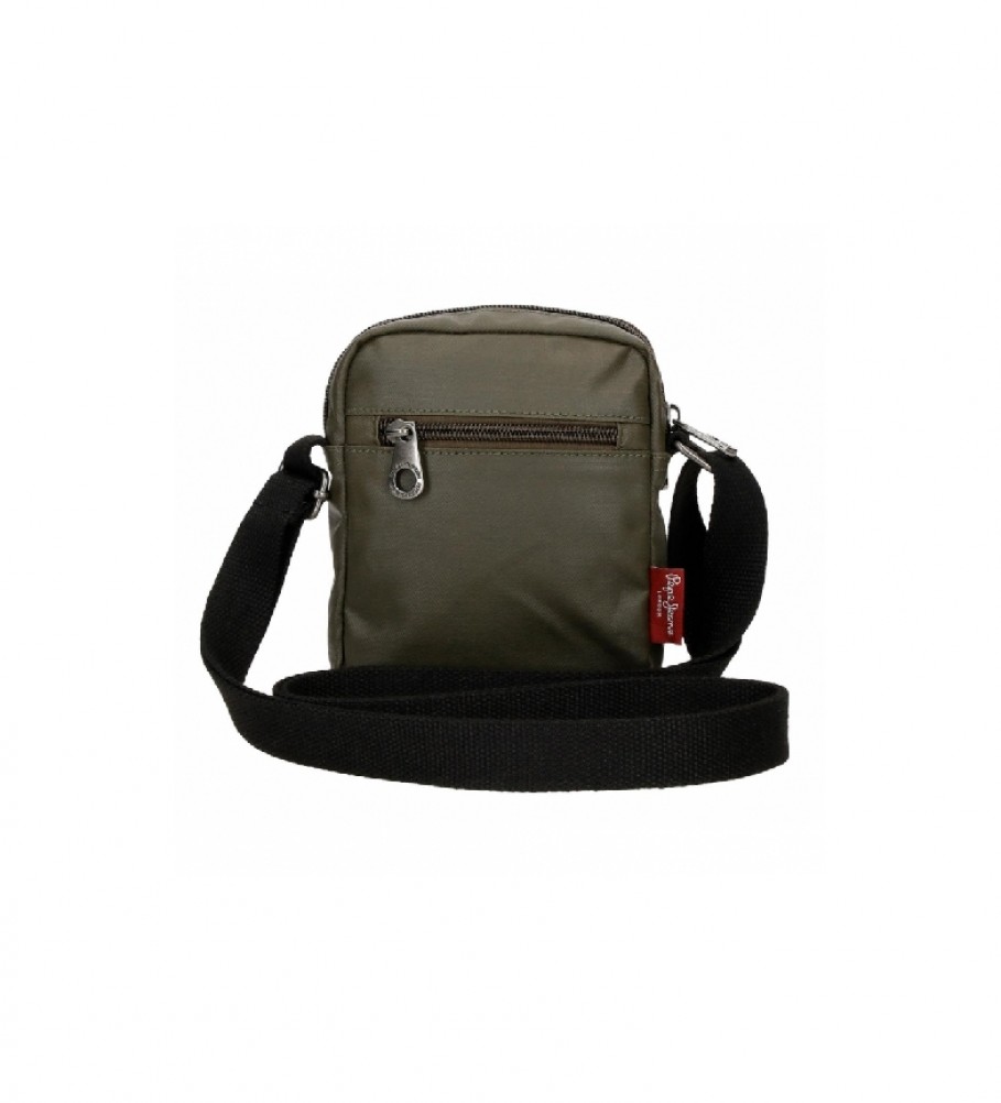 Pepe Jeans Bandolera Pequeña Paxton Dos compartimentos verde -12x15x3,5cm-  - Tienda Esdemarca moda, calzado y complementos - zapatos de marca y  zapatillas de marca