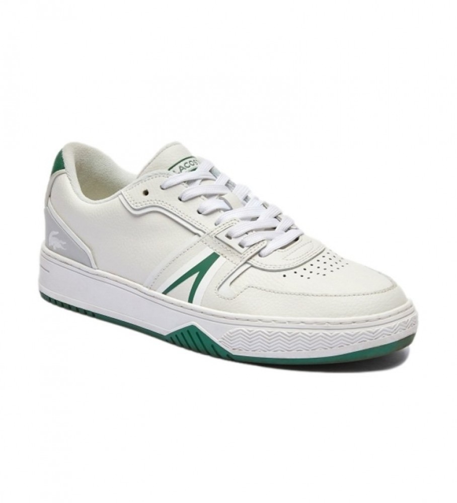 Lacoste Court L001 sapatos de couro branco