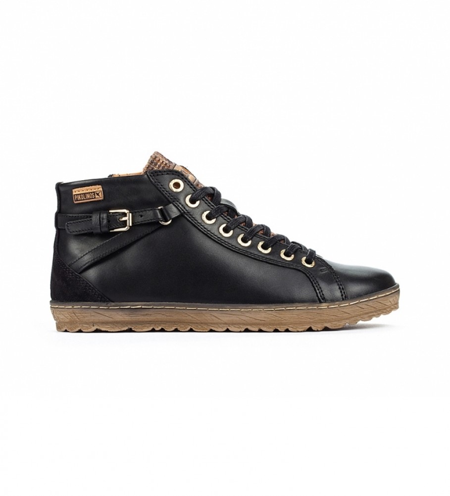 Pikolinos Lagos 901 leather ankle boots black