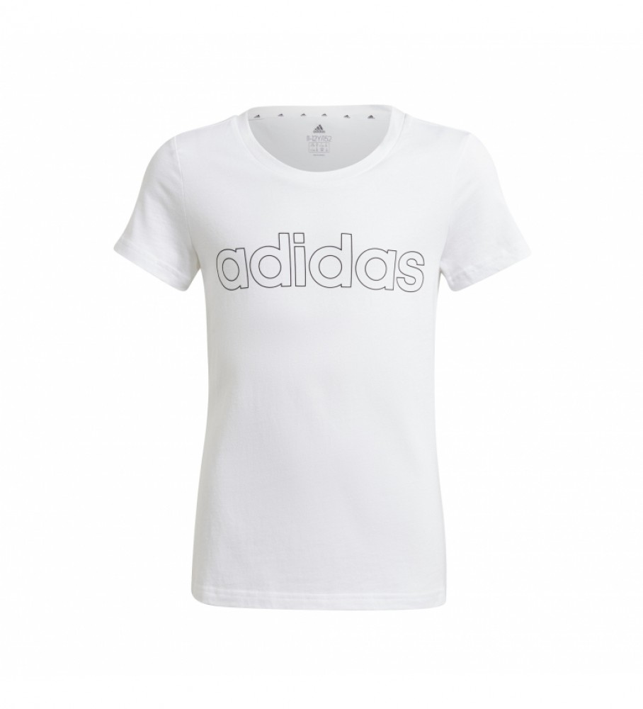 adidas Camiseta Girl LIN T blanco