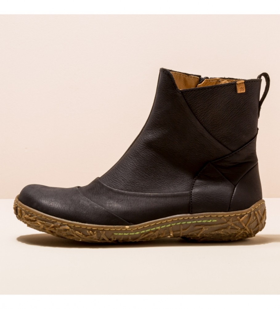 EL NATURALISTA Leather ankle boots N5450 Nido black 