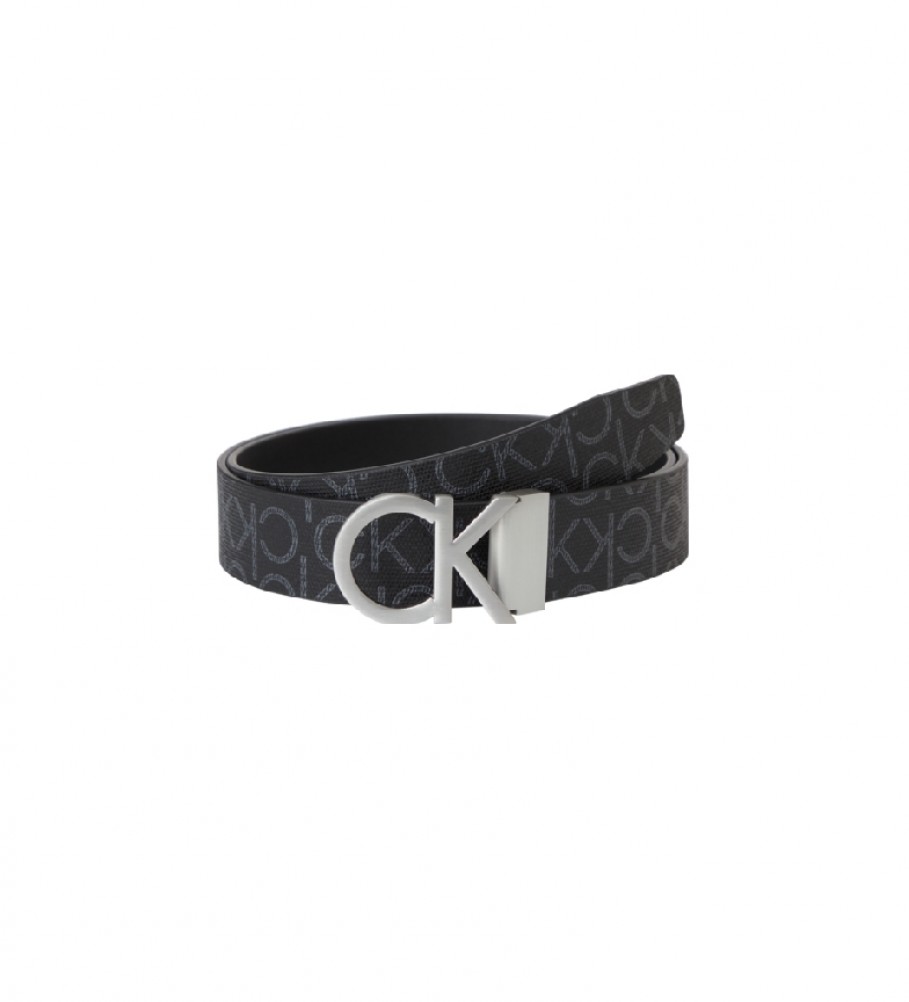 Calvin Klein Cintura New Mono ADJ nera -larghezza 3,5cm-