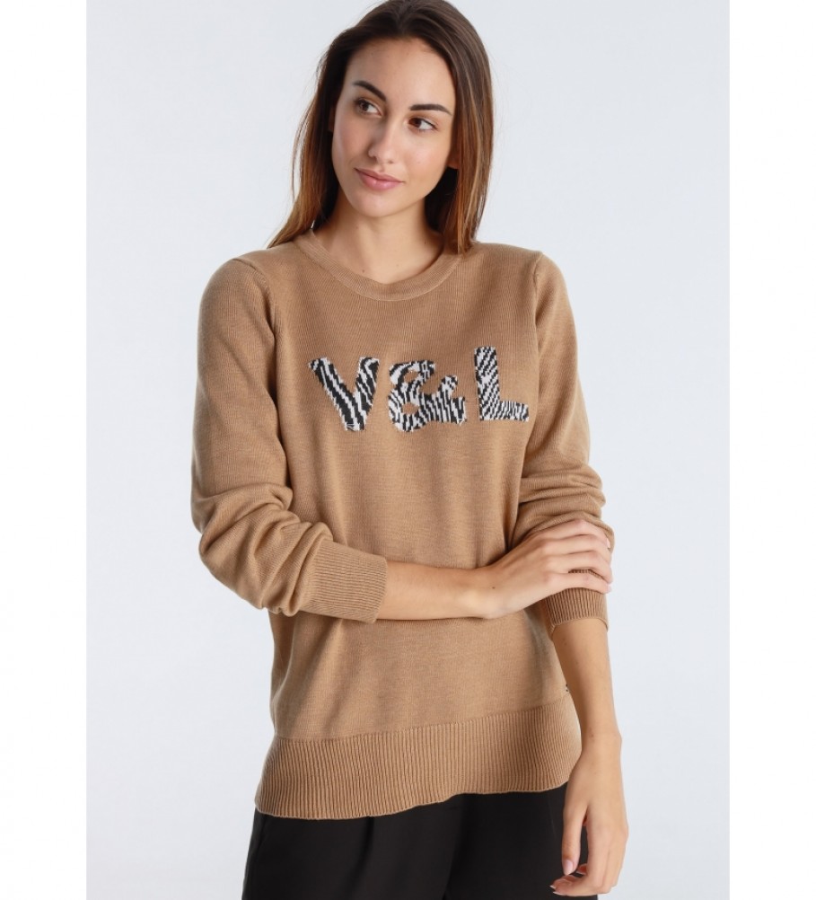 Victorio & Lucchino, V&L - pullover 3244319 beige