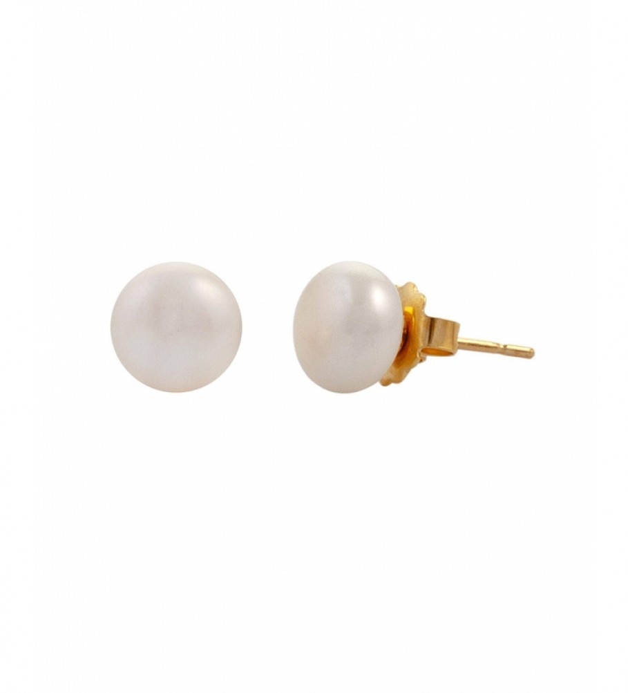 VIDAL & VIDAL Earrings Essentials Cultured Pearl 8mm gold 18 Ktes