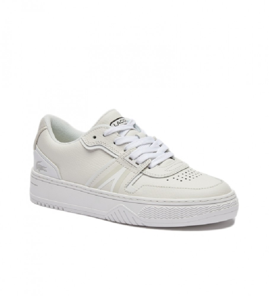 Lacoste Sneakers Court in pelle bianco sporco