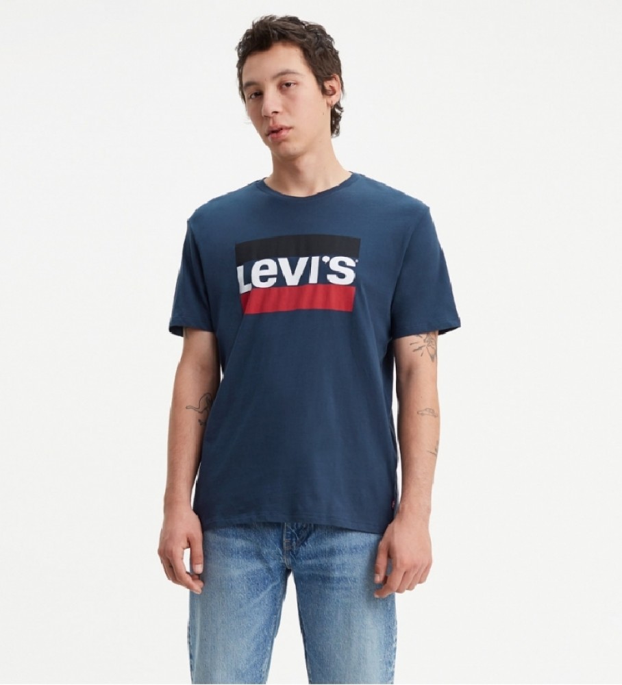 Levi's T-shirt graphique avec logo 84 marine