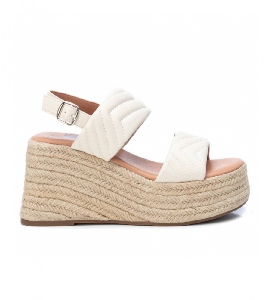 Xti Sandals 044313 white -Height wedge: 10cm