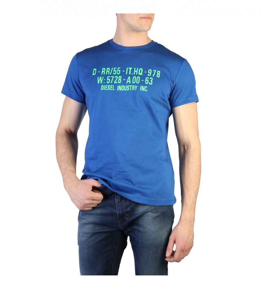 Diesel T-shirt bleu T-DIEGO_S2