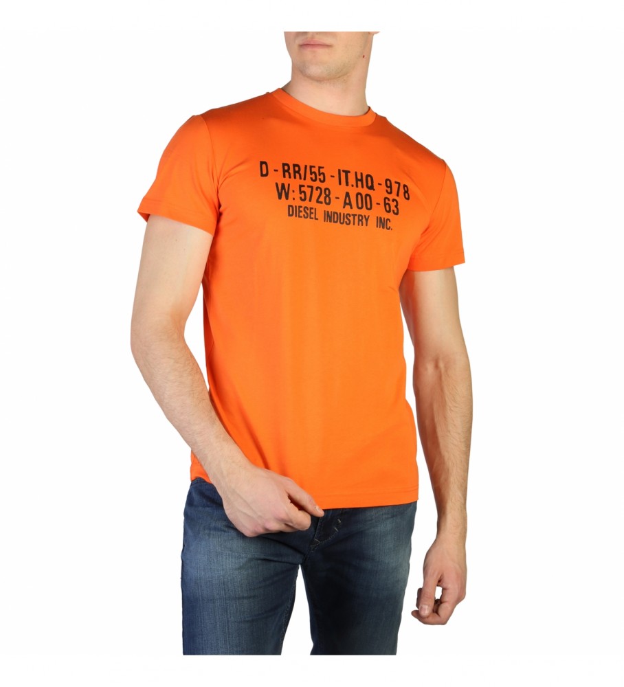 Diesel T-DIEGO_S2 orange T-shirt