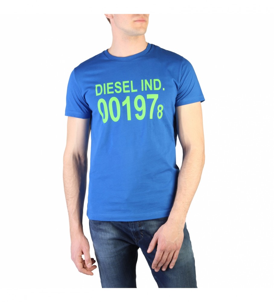 Diesel T-shirt bleu T-DIEGO_00SASA