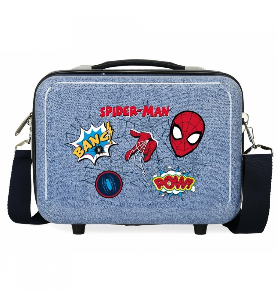 Joumma Bags ABS Saco Higiénico Spiderman Denim Adaptável azul