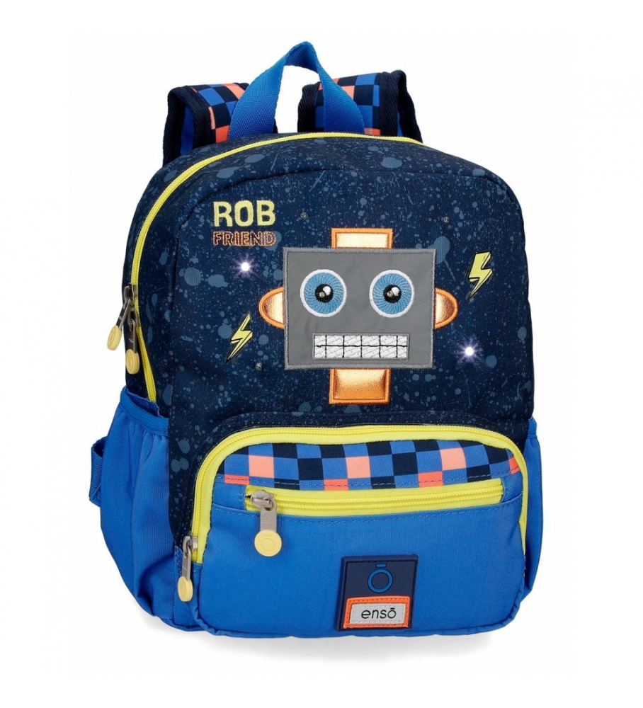 Enso Enso Rob Friend Preschool Backpack 28cm navy blue