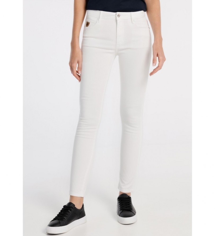 Lois Denim Skinny Jeans white