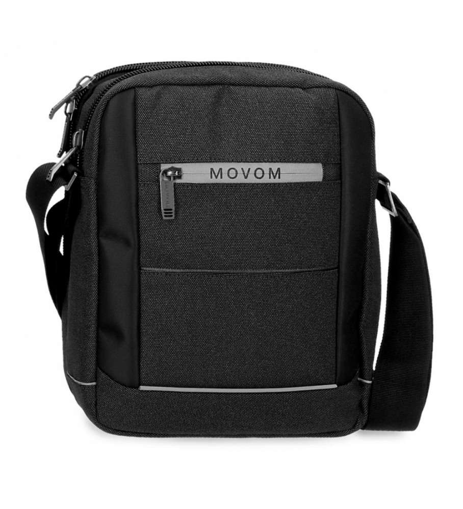 Movom Movom Borsa messenger nera per computer portatili con finiture
