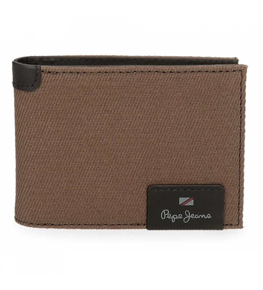 Pepe Jeans Pepe Jeans Hilltop Leather Wallet Brown