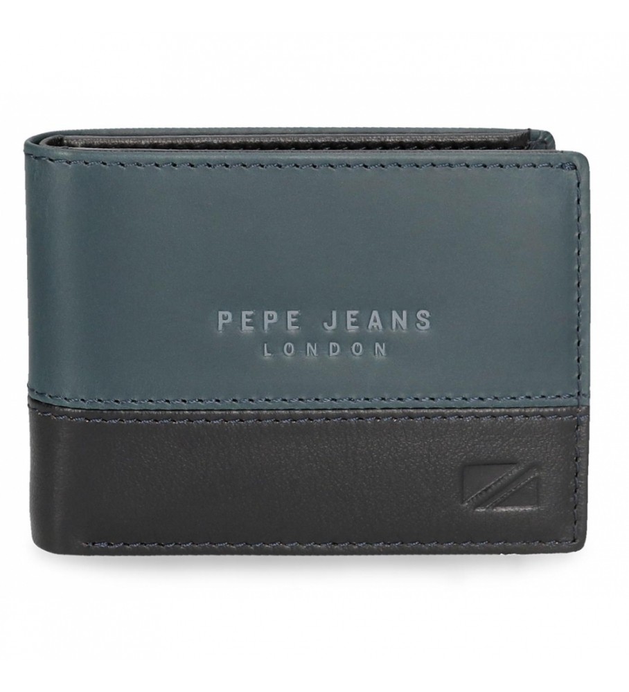 Pepe Jeans Leather wallet Kingdom Marino