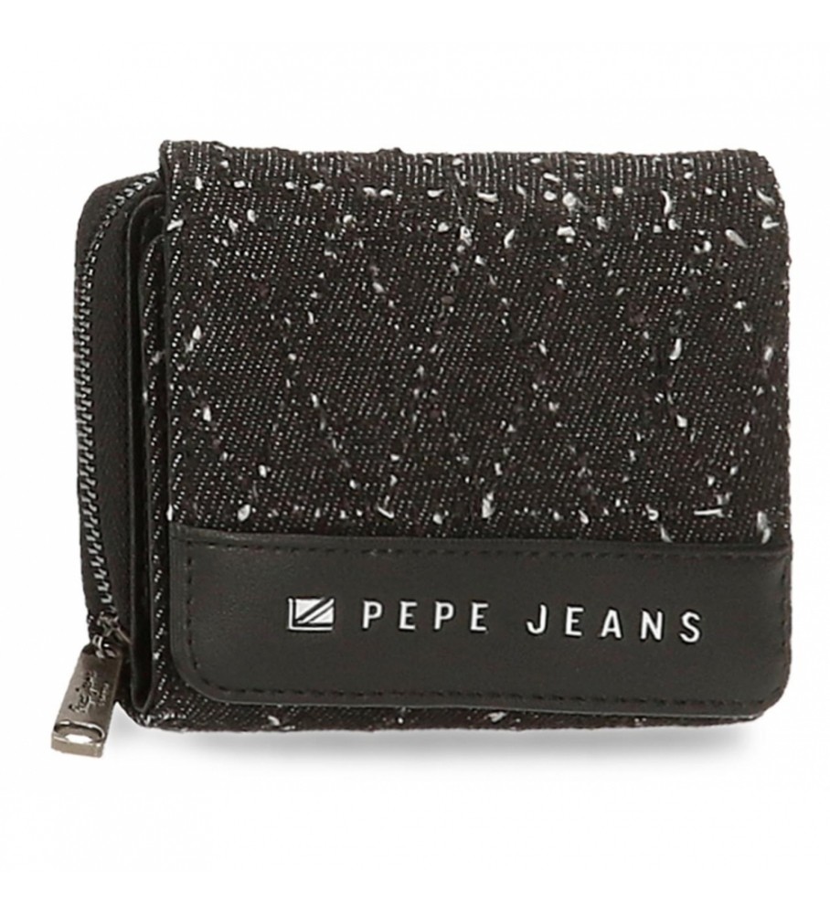 Pepe Jeans Pepe Jeans Daila zippered wallet black