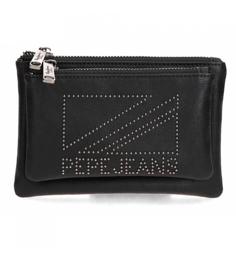 Pepe Jeans Pepe Jeans Donna Black two compartments black purse