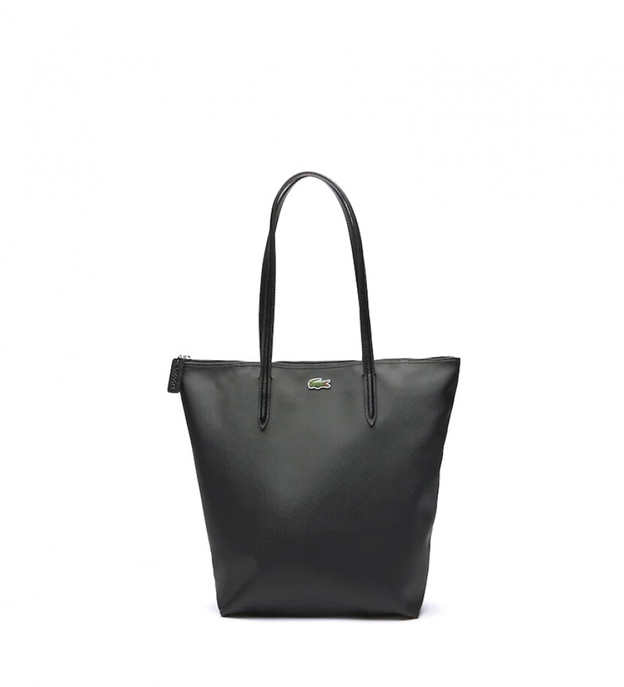 Lacoste Vertical Shopping Bag L.12.12 Concept black -26x35x16cm