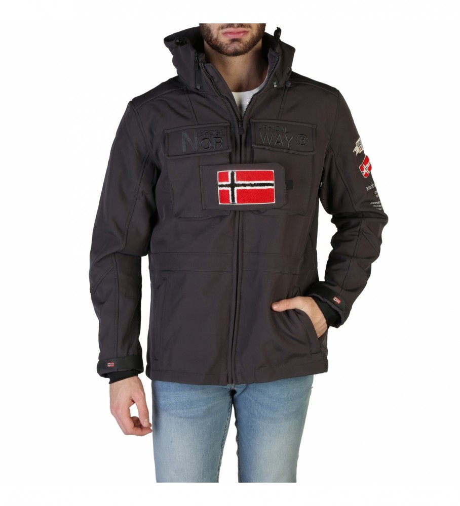 Geographical Norway Target-zip_man giacca grigio