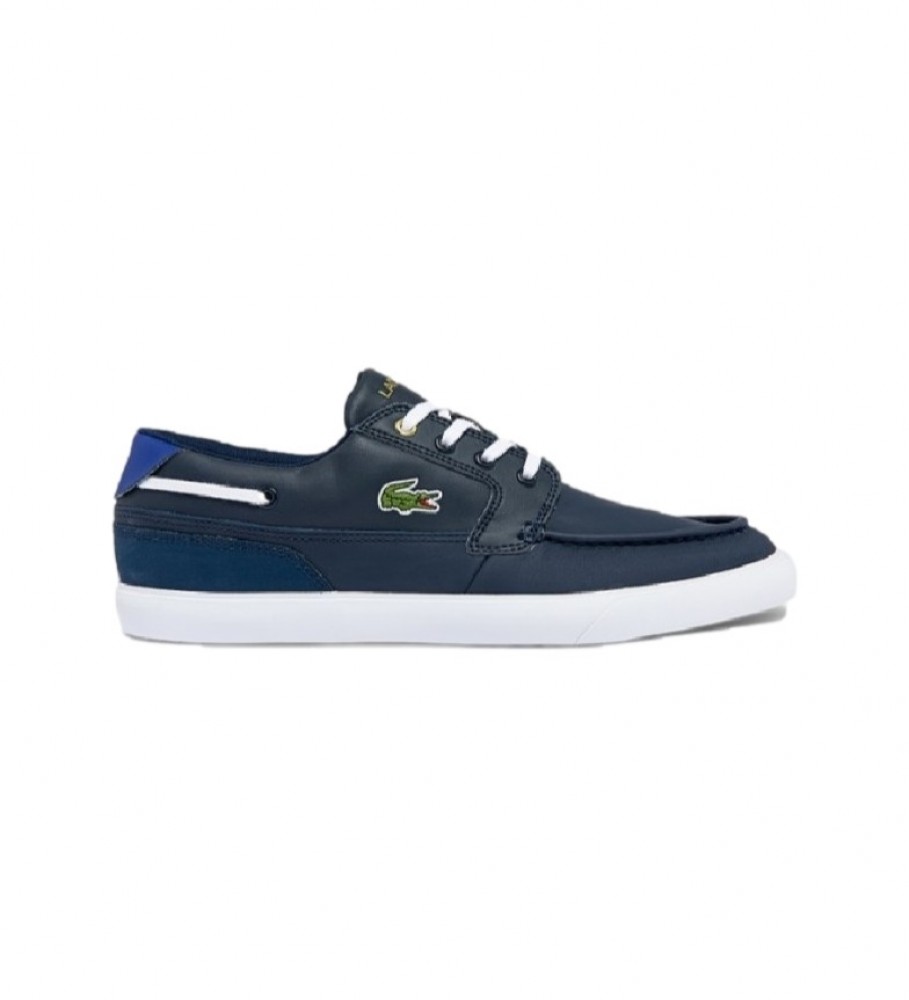 Lacoste Bayliss blue leather sneakers