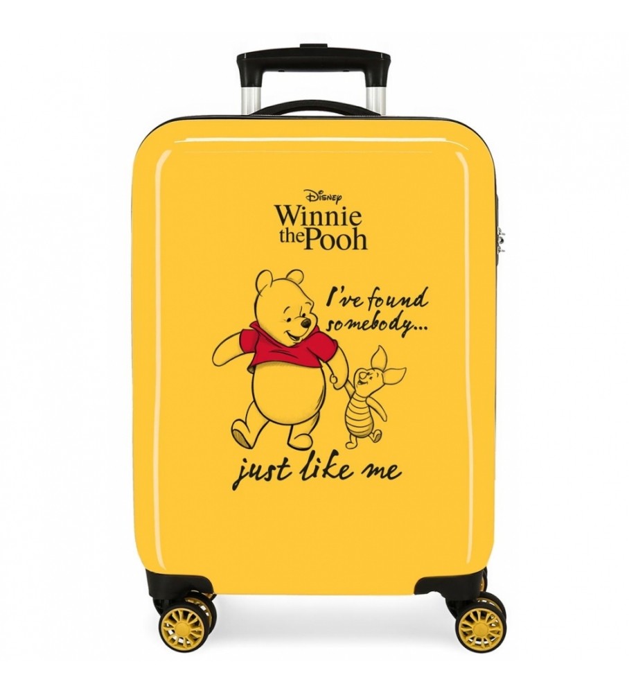 Disney Mala de tamanho de cabine Winnie The Pooh ochre -38x55x20cm