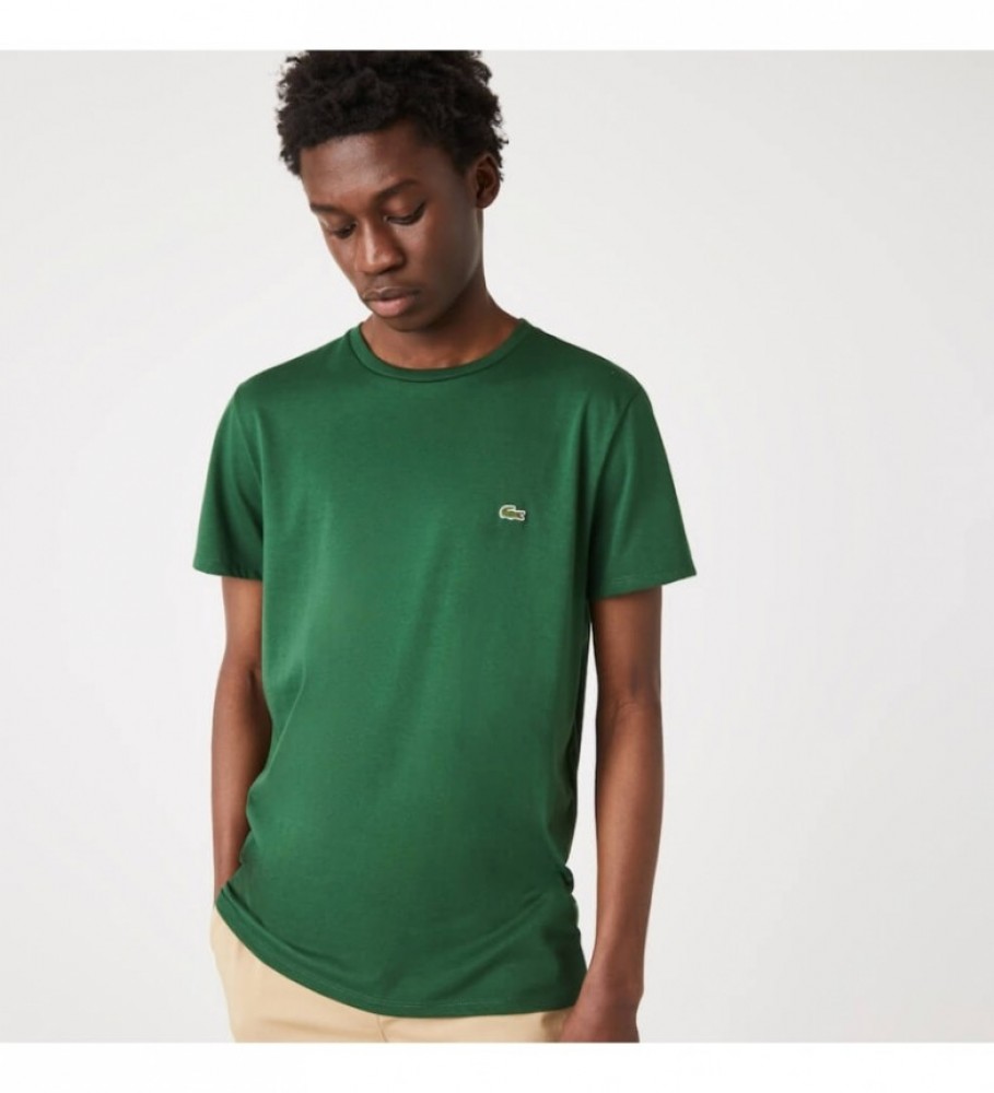 Lacoste T-shirt Pima Cotton verde