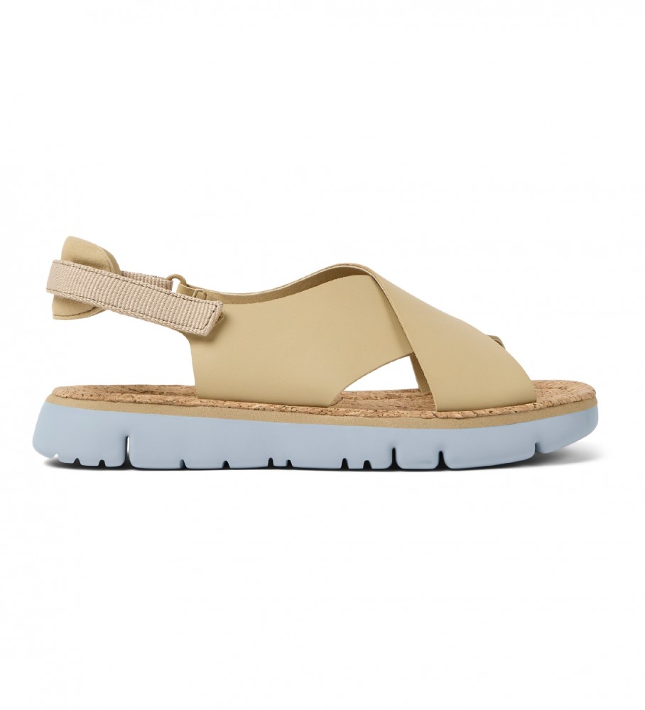 Camper Sandaler i læder Sandal beige - Esdemarca butik med og tilbehør - bedste mærker i sko og designersko