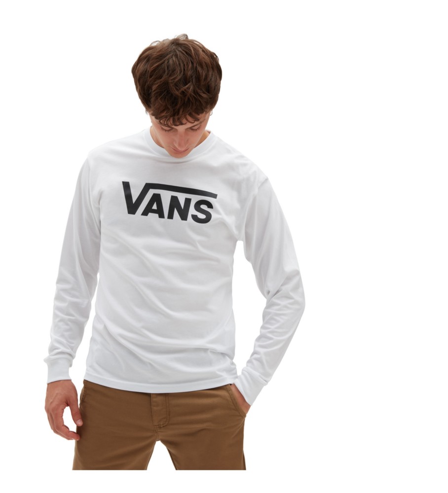 Vans Klassisches langärmeliges T-Shirt weiß - Accessoires Schuhe, Markenschuhe Mode Esdemarca für Geschäft - und Markenturnschuhe und