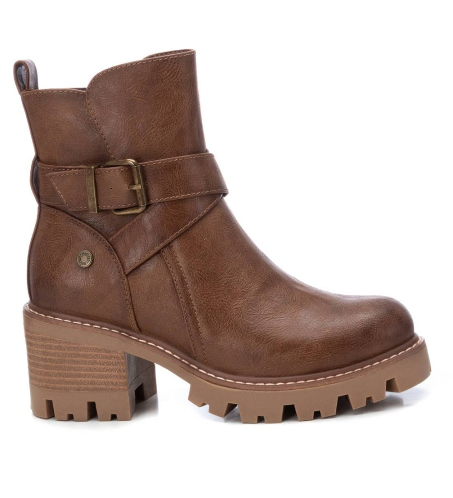 Refresh Ankle boots 171269 brown -height heel: 7cm- 