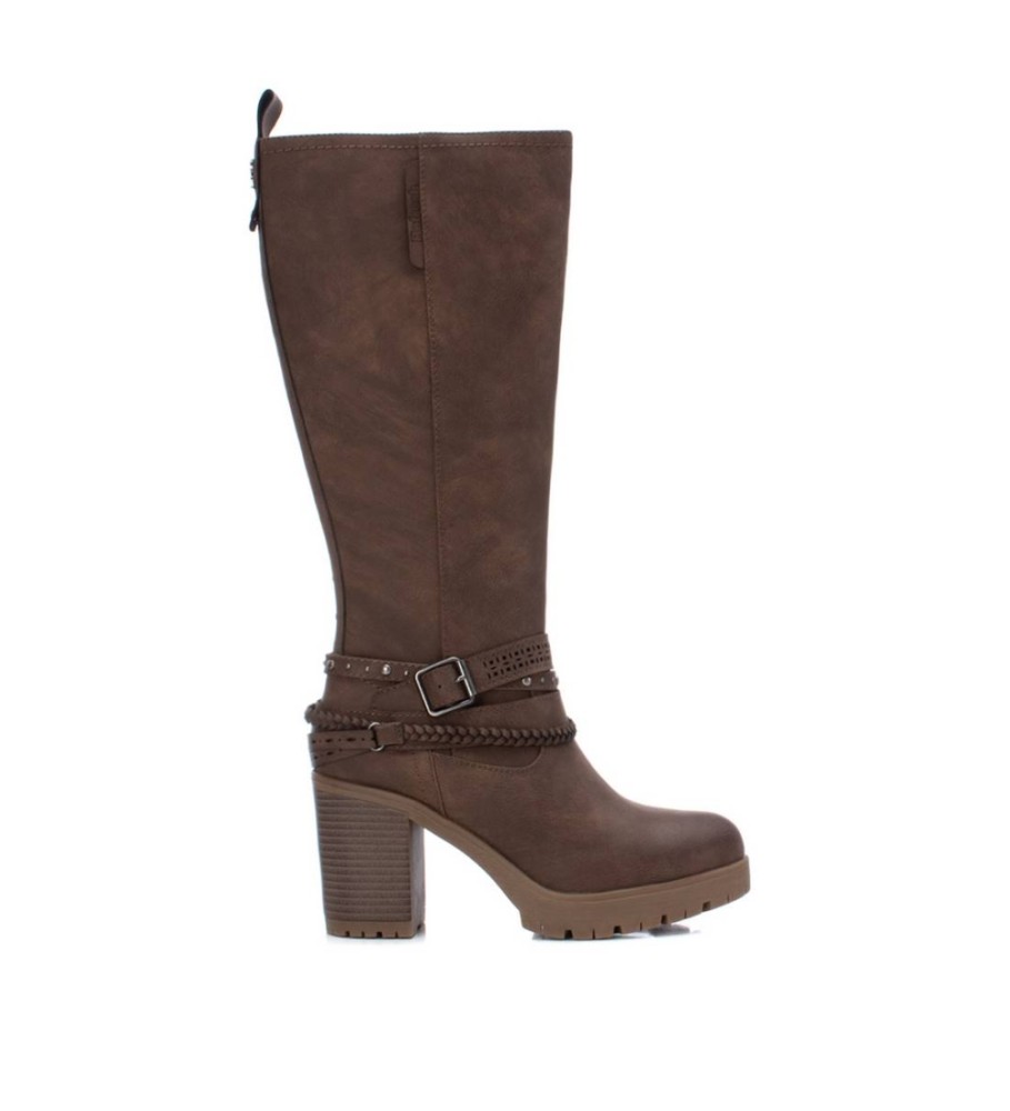 Refresh Boots 171491 brown -Height heel 8cm