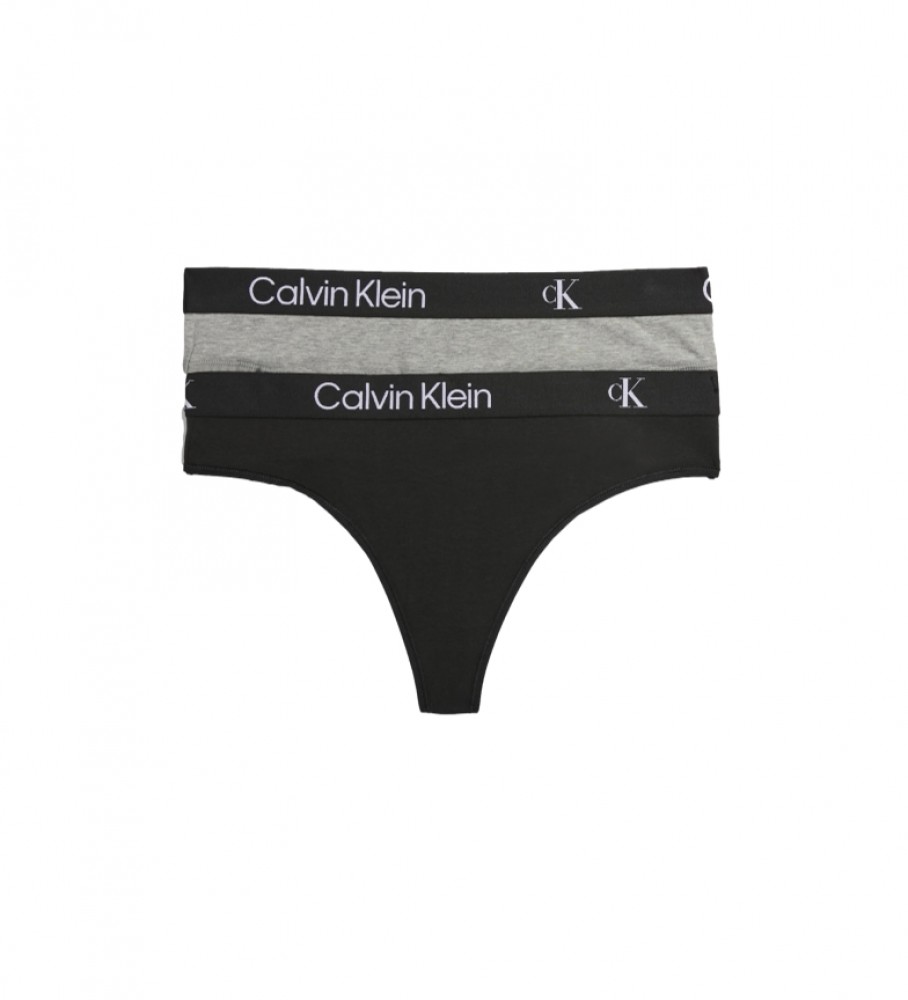 Calvin Klein Pack 2 Infradito Ck96 gesso, nero