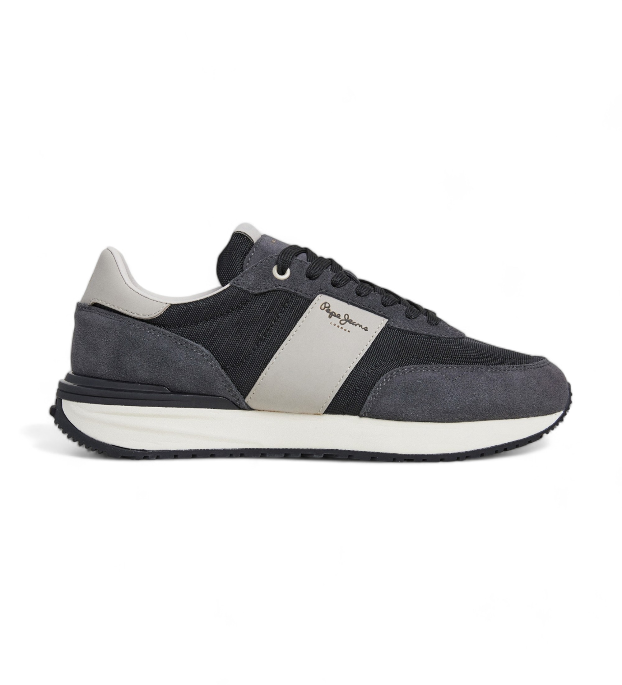 Pepe Jeans Supra Buster usnjeni čevlji črni  Pepe Jeans Supra Buster usnjeni čevlji črni