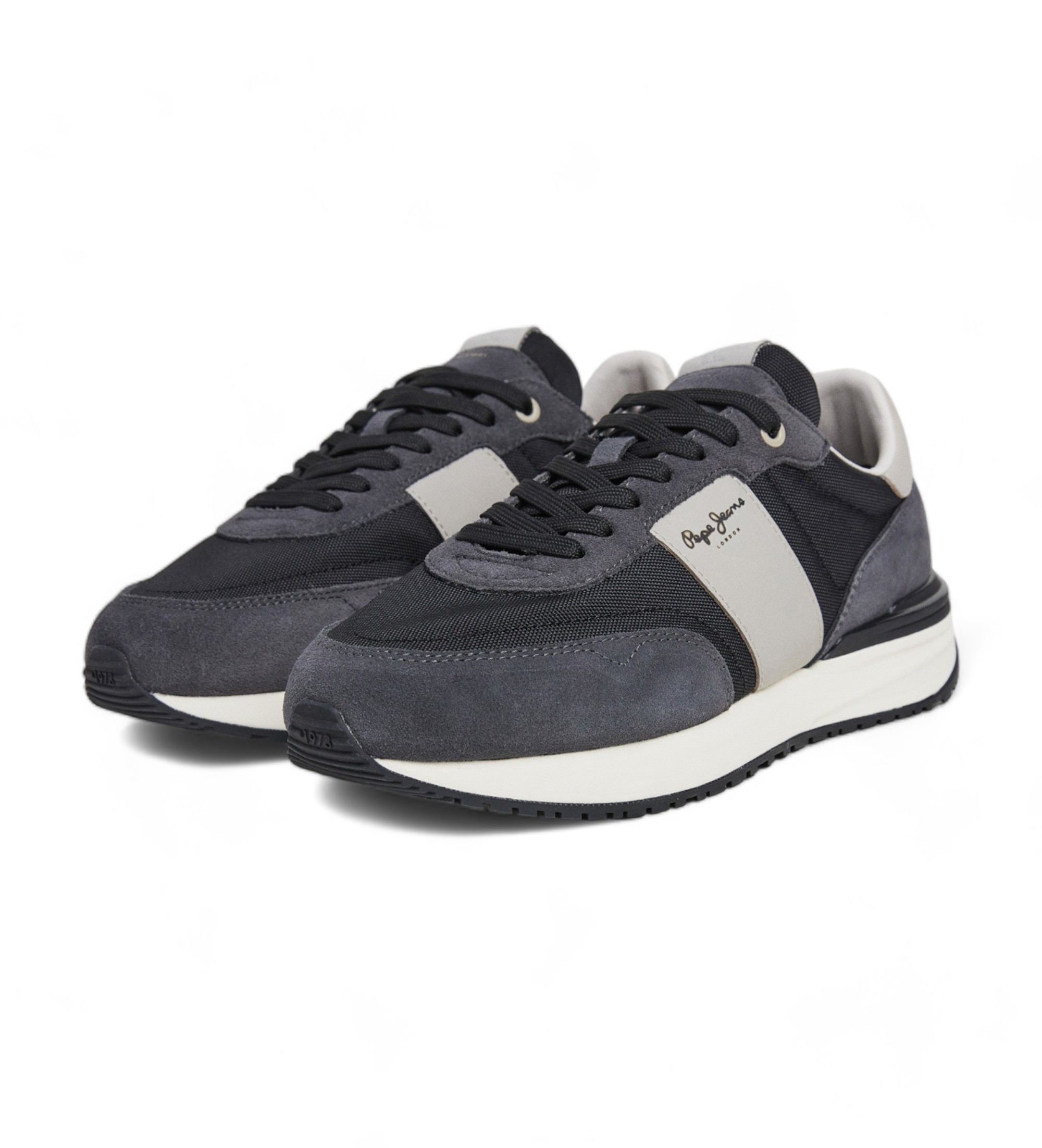 Pepe Jeans Supra Buster usnjeni čevlji črni  Pepe Jeans Supra Buster usnjeni čevlji črni