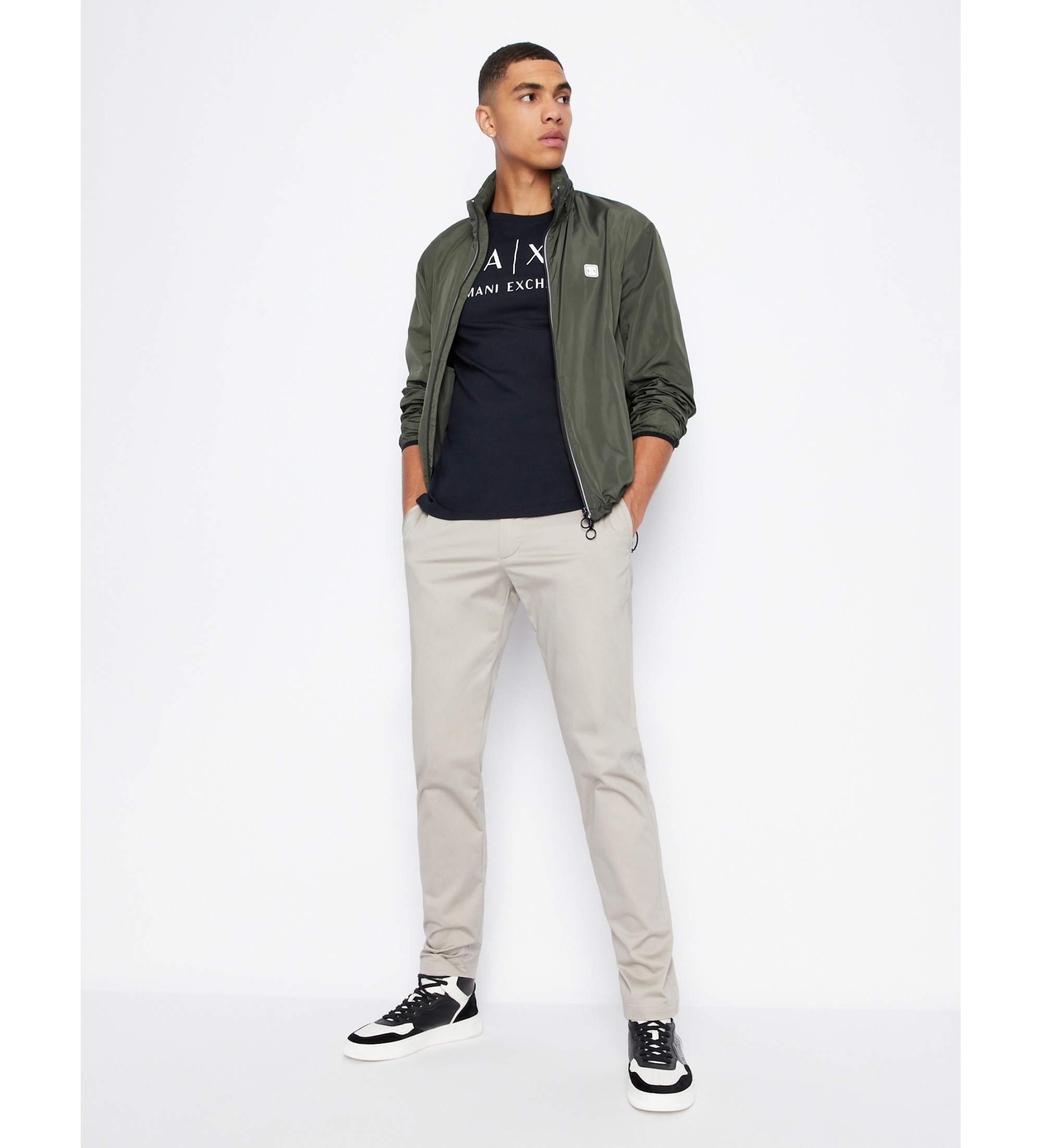 A|X Armani Exchange T-shirt uni marine A|X Armani Exchange T-shirt uni marine