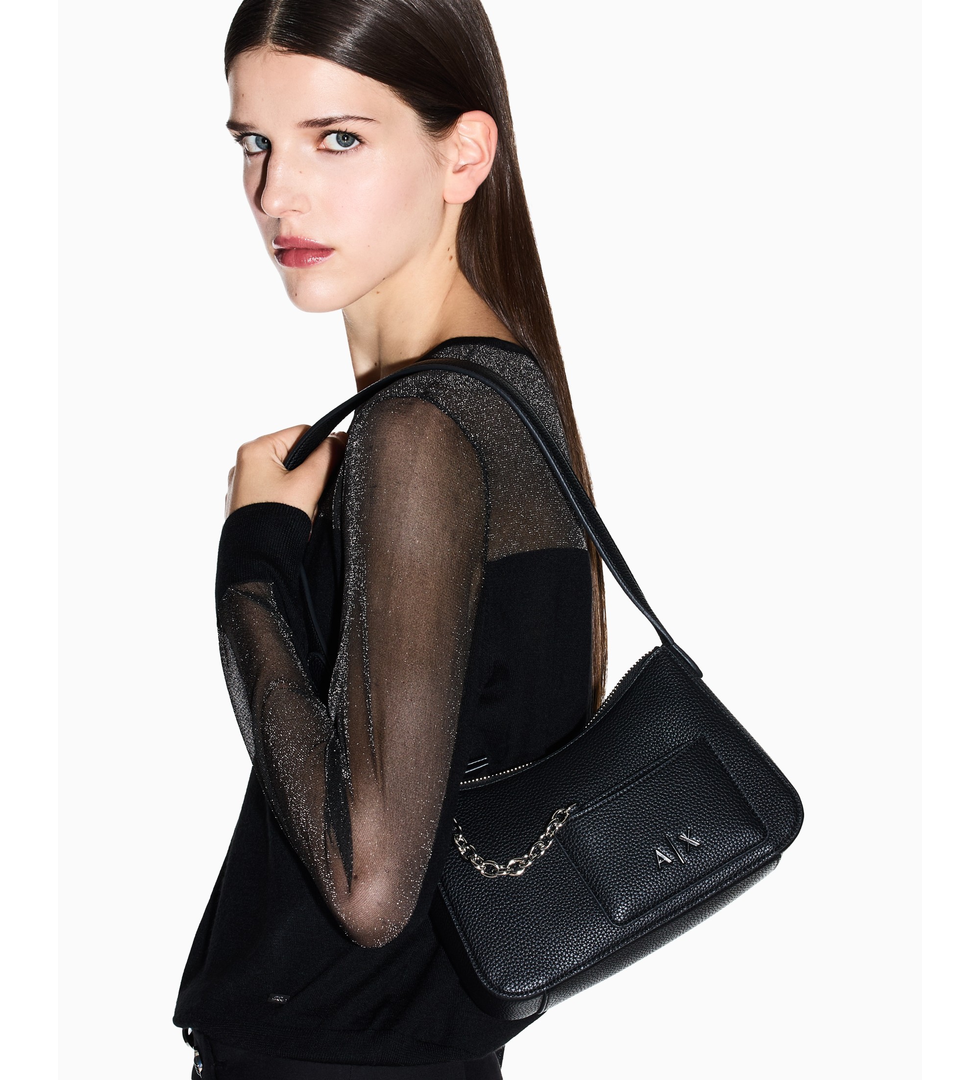 A|X Armani Exchange Handväska med svart kedja A|X Armani Exchange Handväska med svart kedja