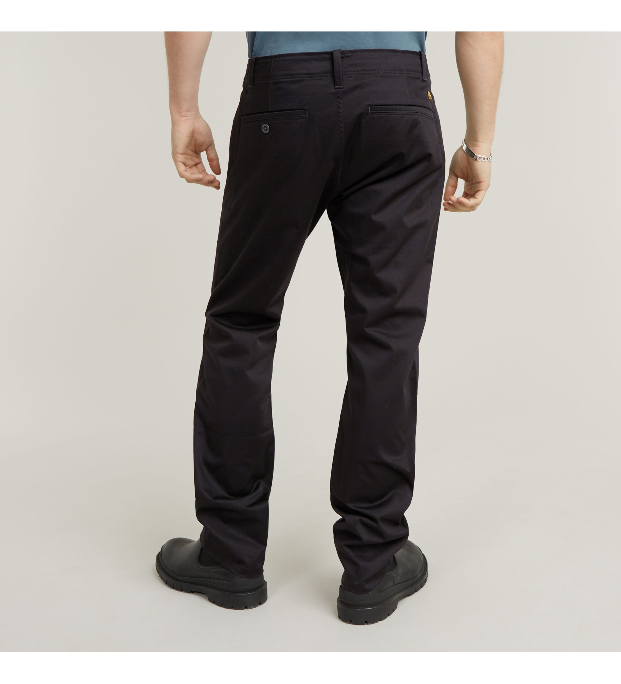 G-Star Pantalon chino droit Mosa noir G-Star Pantalon chino droit Mosa noir